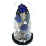 Bouquet of 3 Blue Christmas Roses 2