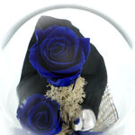Bouquet of 3 Blue Christmas Roses 4