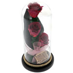 Bouquet of 3 purple forever roses 2