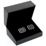 Silver Cufflinks Elegant Line 3