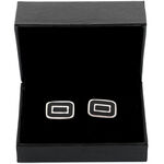 Silver Cufflinks Elegant Line 4