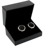 Silver Cufflinks Elegant Man 1