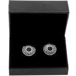 Greek Pattern Silver Cufflinks 4