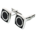 Greek Style Silver Cufflinks 1