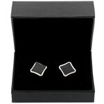 Square Line Silver Cufflinks 4