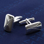 Men's Shirt Silver Cufflinks 2