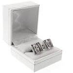 Modern Silver Cufflinks 3