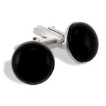 Black Silver Cufflinks 3