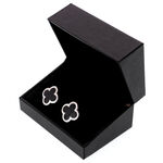 Four-leaf clover silver cufflinks 4