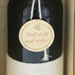 Godparents request gift with wine and wooden box 4