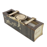 Godparents request gift with wine and wooden box 9