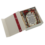 Cadou de Crăciun pentru soție – Piatră naturală de ardezie personalizată 14x19 cm 4