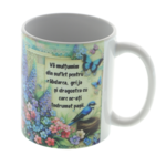 Personalized Teacher Mug 350ml – Floral Ceramic Mug with Flowers 4