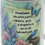 Personalized Teacher Mug 350ml – Floral Ceramic Mug with Flowers 5