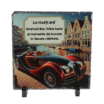 Smooth Roads Personalized Gift on Natural Stone 2