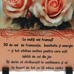 Cadou Femei 50 Ani Personalizat pe Piatră Naturală în Cutie Elegantă 6