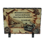Cadou Motociclist personalizat pe piatra naturala 4