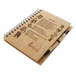Cadou pentru Diriginte Agenda Bambus cu Pix Personalizat 5