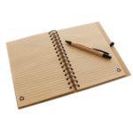 Cadou pentru Diriginte Agenda Bambus cu Pix Personalizat 4