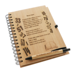 Cadou pentru Diriginte Agenda Bambus cu Pix Personalizat