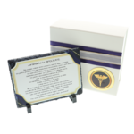 Cadou pentru medic – Plachetă din ardezie cu Jurământul lui Hipocrate, în cutie elegantă personalizată