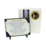 Cadou pentru medic – Plachetă din ardezie cu Jurământul lui Hipocrate, în cutie elegantă personalizată 4