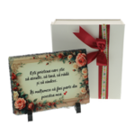 Cadou pentru Prietenă Personalizat pe Piatră de Ardezie 14x19 cm – Placă Decorativă cu Mesaj 4