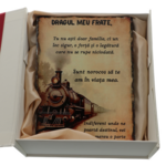 Cadou Personalizat pentru Frate – Placă din Piatră Naturală de Ardezie cu Mesaj 2