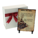 Cadou Personalizat pentru Frate – Placă din Piatră Naturală de Ardezie cu Mesaj