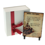 Cadou Personalizat pentru Frate – Placă din Piatră Naturală de Ardezie cu Mesaj 4