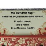 Cadou Personalizat pentru Nași – Placă din Piatră Naturală de Ardezie 14×19 cm 4