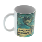 Cadou Profesor Geografie Cană Personalizată 350ml
