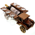 Wooden Truck with Red Wine 1