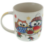 Ceramic mug with owls 2