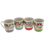 Colored mug with owls 5