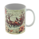 Christmas Mug 350 ml – Santa Claus with Musical Notes 4