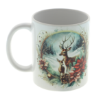 Cana Crăciun cu Cerb – Cadou festiv elegant | 350 ml