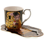 Cana cu Farfurie Alungita Neagra Gustav Klimt 2