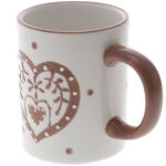 Brown heart-shaped Mug 3