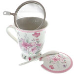 Mug With Spoon Roses 2