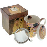 Klimt Kiss Porcelain Vase and Mug Set 4