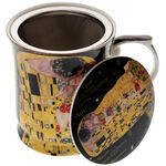 Mug with Lid and Strainer Gustav Klimt 1