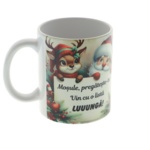 Egyedi Karácsonyi Bögre 350 ml – Mikulás Készülj Fel