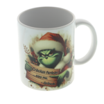 Cana Grinch „Crăciun Fericit… sau nu” – Cadou haios Crăciun | 350 ml 4