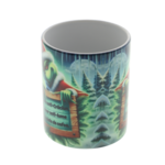 Cana personalizată Grinch Anti-Lume – Cadou haios de Crăciun, mesaj modificabil, 350 ml 2