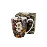Porcelain mug with colored flowers William Kilburn 360ml