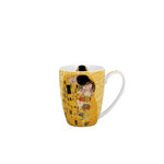 Porcelain mug Klimt Kiss Ecru 360ml 2