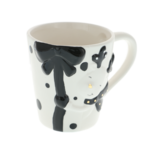 Black and white 400ml reindeer mug 2