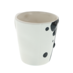 Black and white 400ml reindeer mug 3