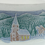 Paraffin Candle Christmas Landscape 4